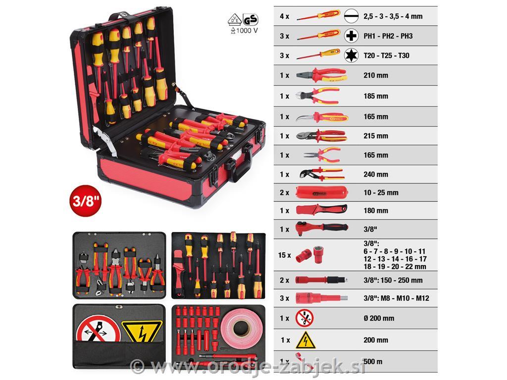 Komplet izoliranih orodij za hibridna in KS TOOLS