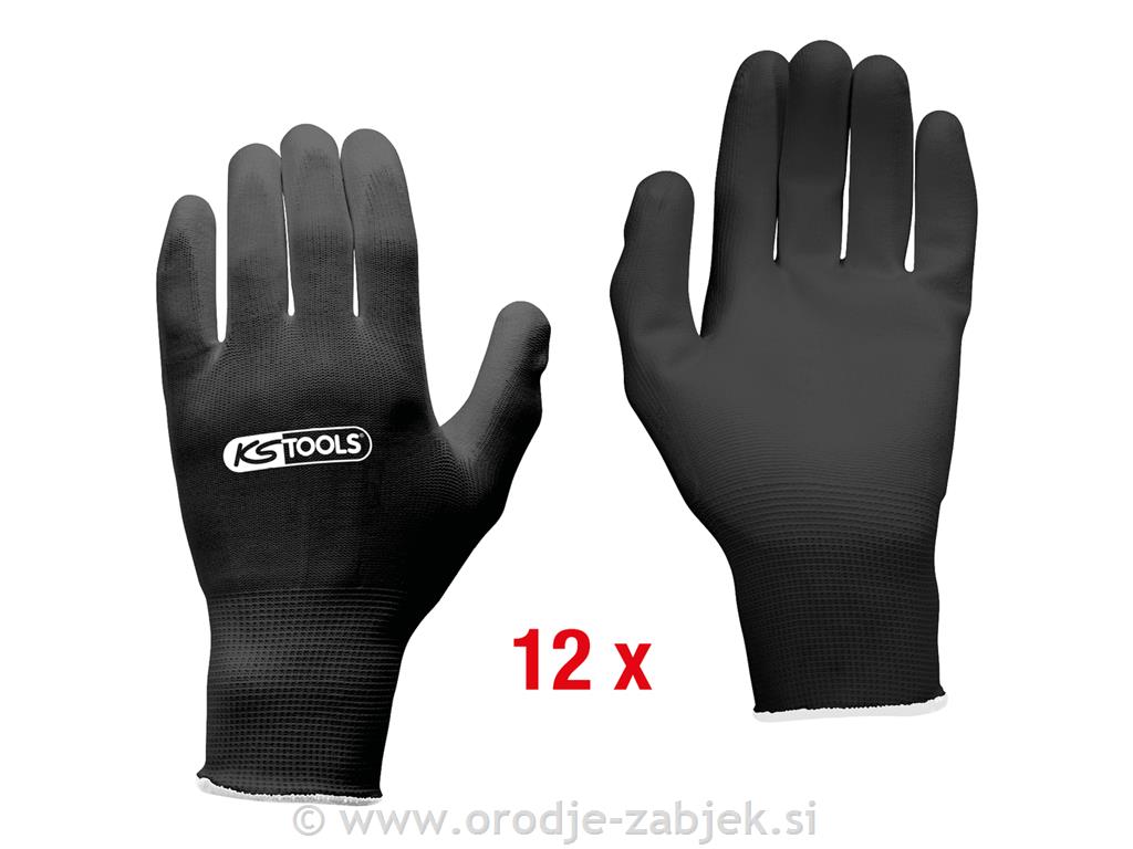Rokavice iz mikrofibra 12 kos KS TOOLS
