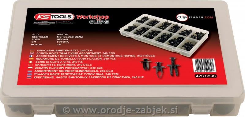 Univerzalni čepi 240 kos KS TOOLS