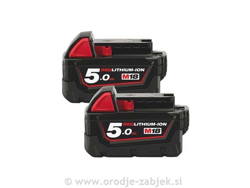 2x akumulator M18 B5 MILWAUKEE
