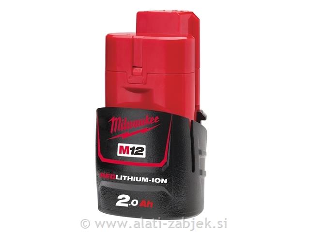 Akumulatorska baterija M12 12V 2.0Ah MILWAUKEE