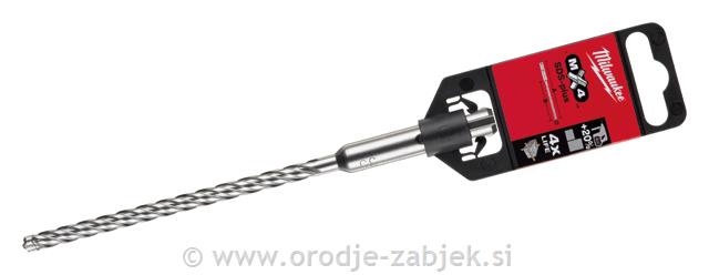 Sveder SDS-PLUS MX4 - 15mm dolžine 160/100mm MILWAUKEE