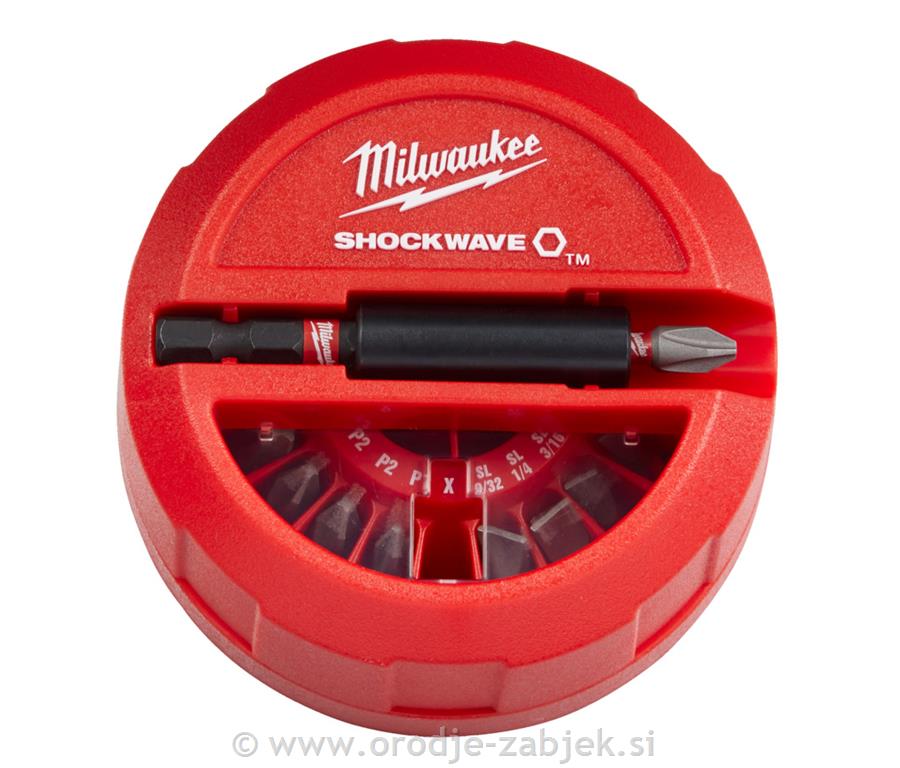 Set nastavkov 15kos MILWAUKEE