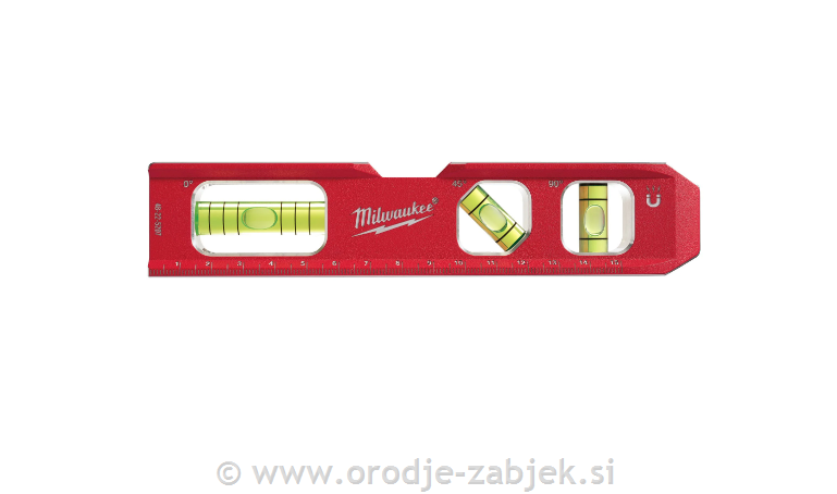Magnetna vodna tehtnica LIBELA torpedo kompakt 17 cm MILWAUKEE