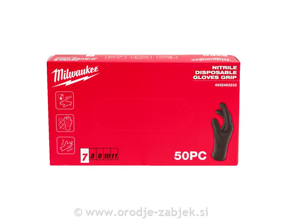 Nitrilne rokavice 50kom MILWAUKEE
