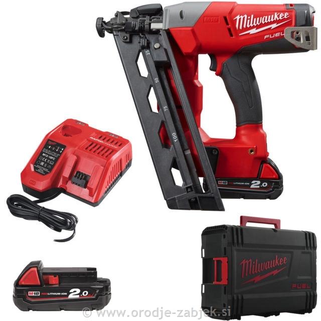 Akumulatorski žebljalnik M18 CN16GA-202X MILWAUKEE