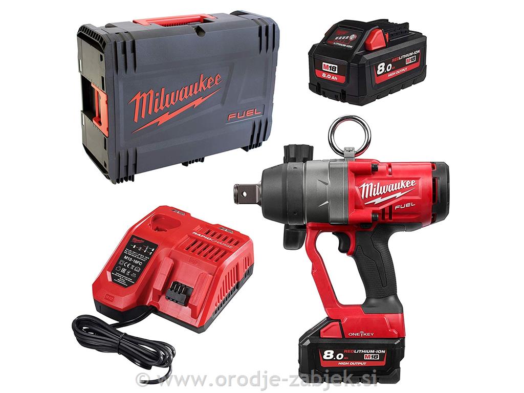 Akumulatorski udarni vijačnik 1" M18 ONEFHIWF1-802X MILWAUKEE