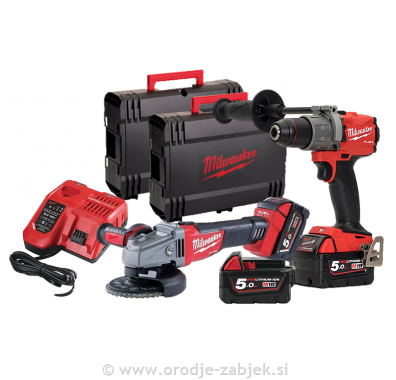 Akumulatorski set M18 FPP2D2-503X MILWAUKEE