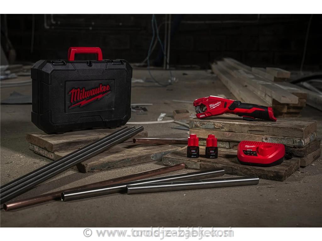 Akumulatorski rezalnik inox in bakrenih cevi M12 PCSS-202C MILWAUKEE