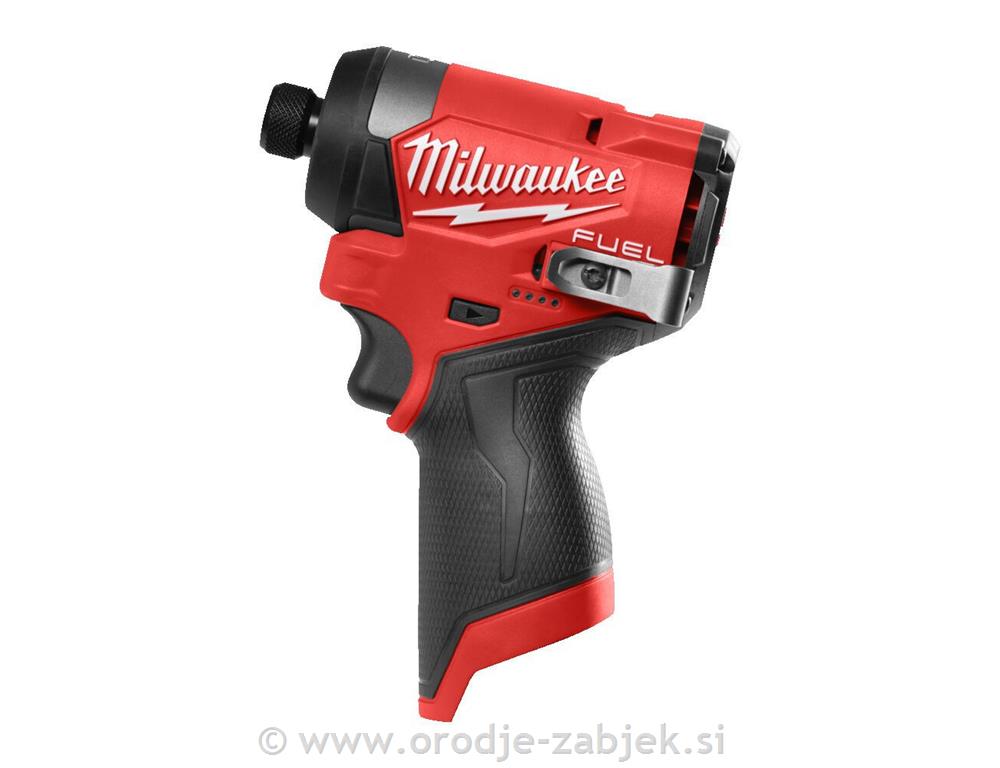 Aku. udarni vijačnik 1/4" HEX M12 FID2-0 MILWAUKEE