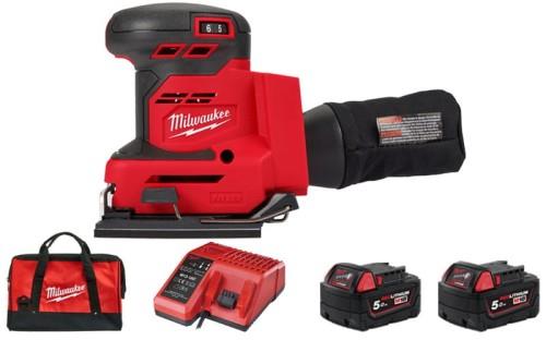 Akumulatorski vibracijski brusilnik M18 BQSS-502B MILWAUKEE