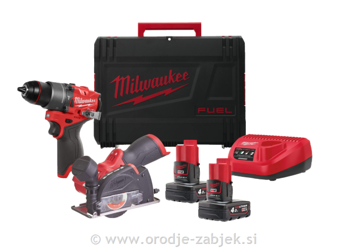 Akumulatorski set M12 FPP2G2-402X MILWAUKEE