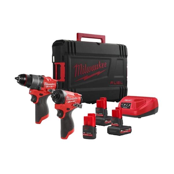 Baterijski set M12 FPP2A2-5253X MILWAUKEE