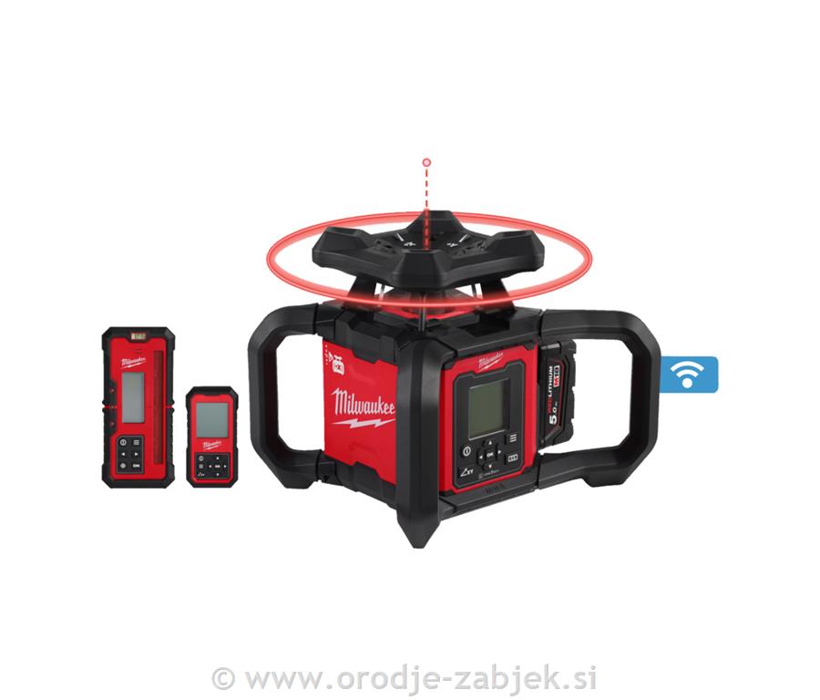 1200m samodejni dvostranski naklonski rotacijski laser M18 RLOHV1200-501C MILWAUKEE