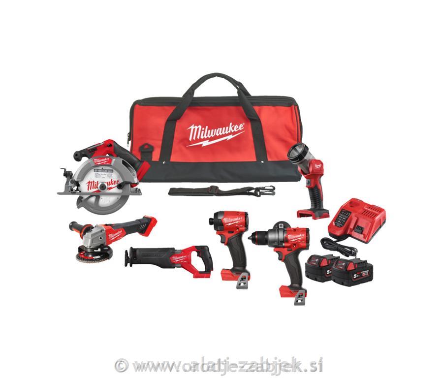 Akumulatorski set M18 FPP6G3-502B MILWAUKEE
