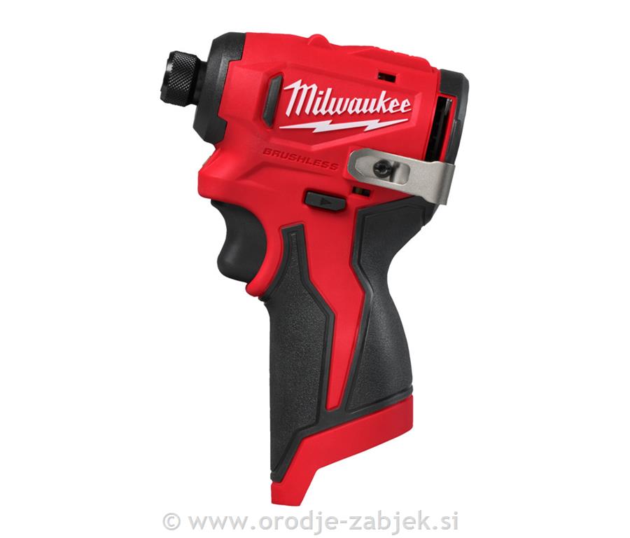 Aku. udarni vijačnik 1/4" HEX M12 BLIDRC-0 MILWAUKEE