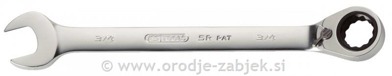 Viličasto obročni ključ z ragljo 5/16" - 3/4" KS TOOLS