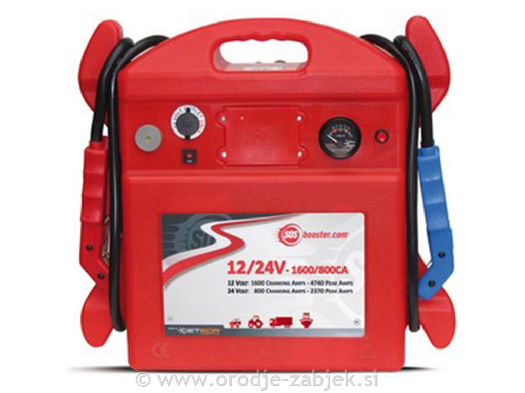 Zaganjalec motorja BOOSTER 12/24V - 1600/800CA SCHUMACHER