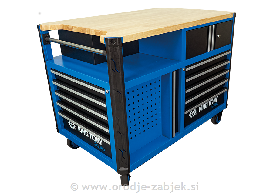 Voziček za orodje s 10 predali 