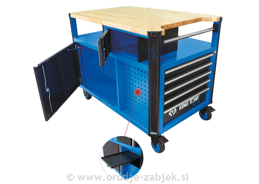 Voziček za orodje s 10 predali 