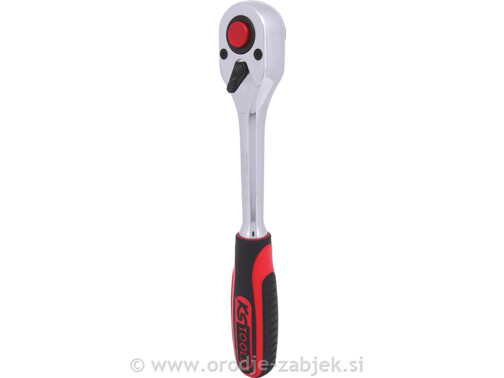 1/2" CHROMEplus preklopna raglja, 72 zob KS TOOLS