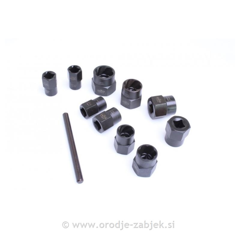 Set za poškodovane matice 9-19 mm AP