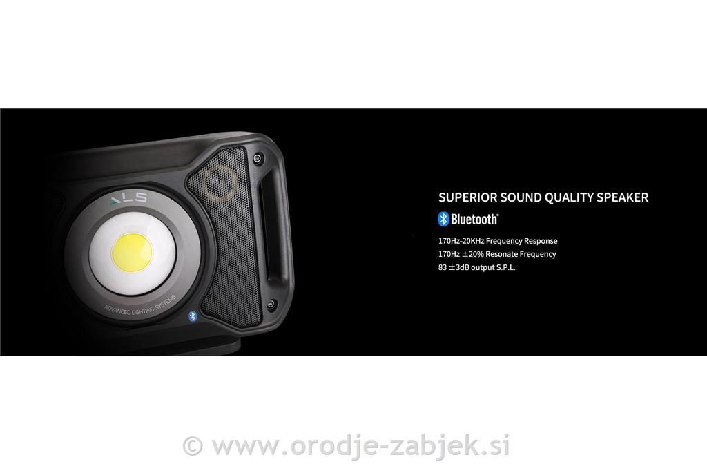 Baterijska radijska svetilka Bluetooth 