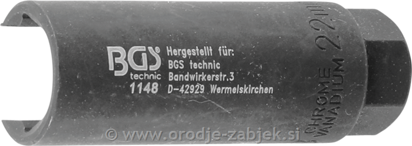 Ključ za lambdo sondo 3/8", 22 mm x 90 BGS TECHNIC