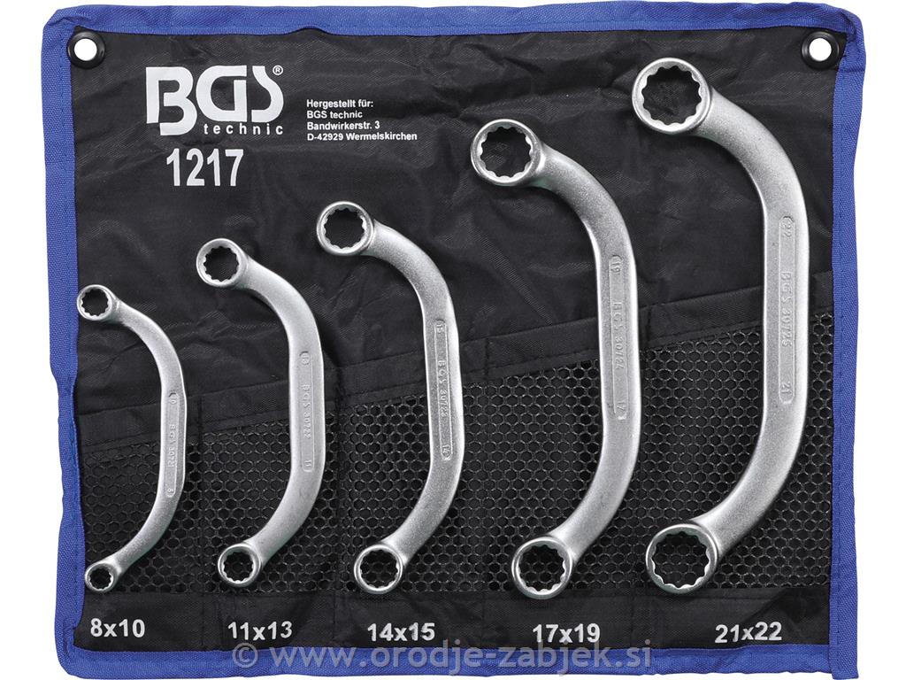 Obročni ključi 8-22 mm BGS TECHNIC