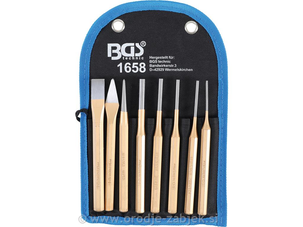 Set sekačev, izbijačev in točkal BGS TECHNIC