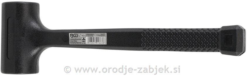 Protiodbojno gumijasto kladivo O 50 mm 850g BGS TECHNIC