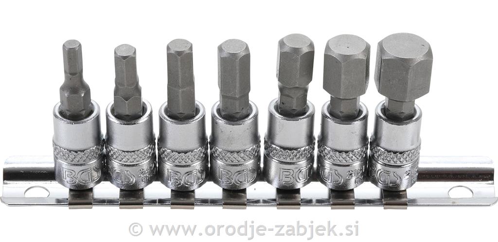 Set 6 kotnih bitnih nastavkov 1/4" BGS TECHNIC