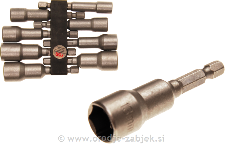 Set hexagon ključev 1/4" 6 - 13 mm BGS TECHNIC