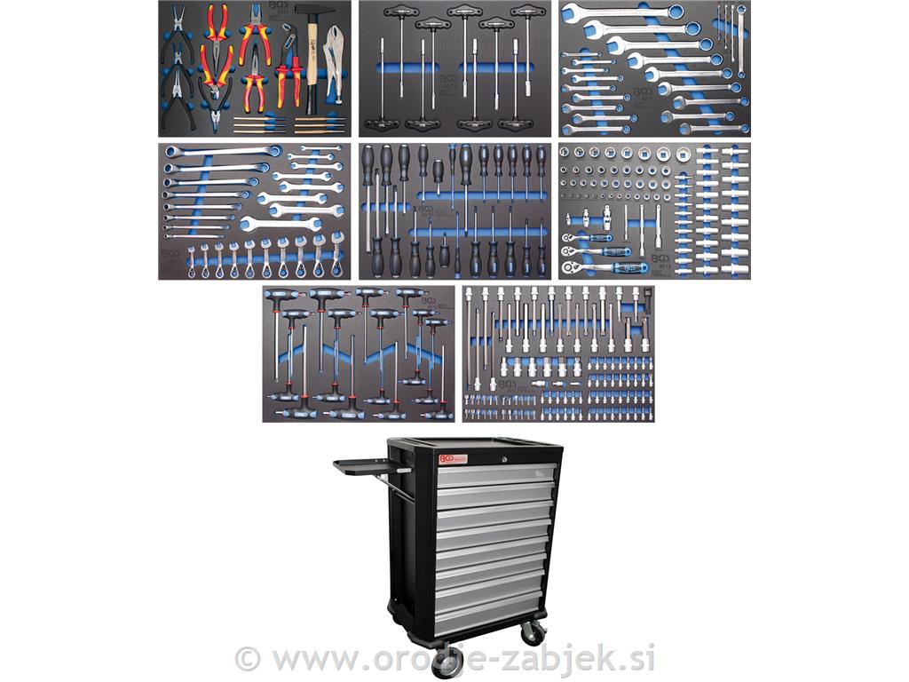 296-delni voziček z orodjem BGS TECHNIC