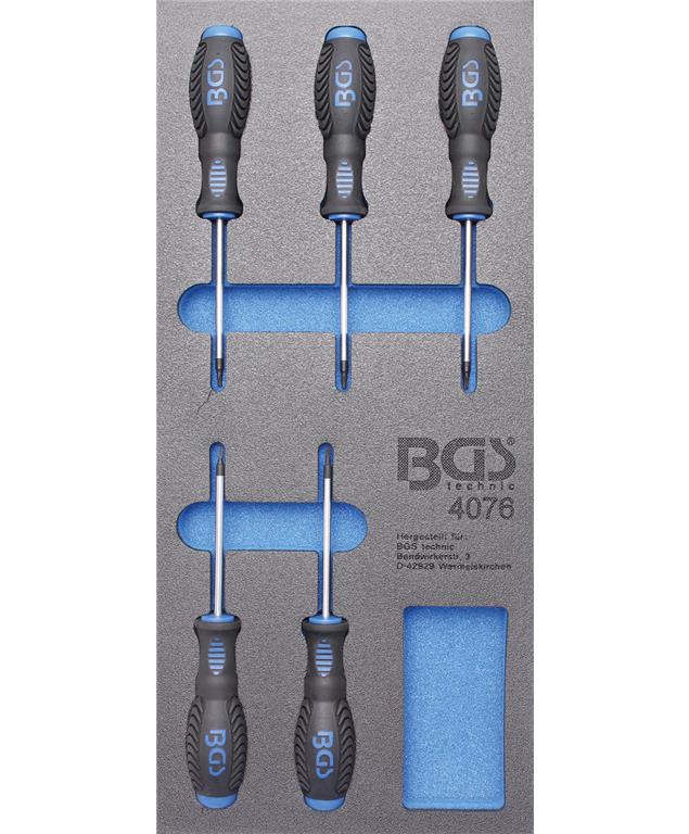 1/3 Garnitura Torx izvijačev (T6-T10), 5-delna BGS TECHNIC