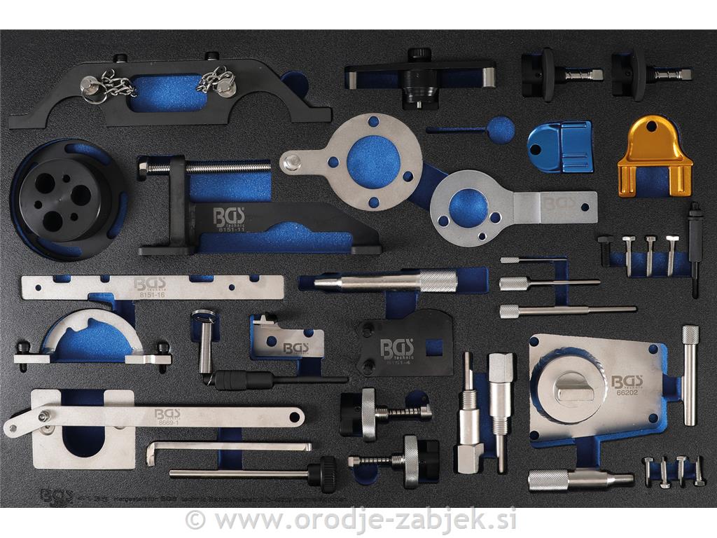 Set orodja za blokado motorja za Fiat, Alfa, Lancia, Opel, Suzuki, Ford BGS TECHNIC