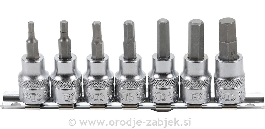 Set 6 robih colskih bitnih nastavkov 3/8“ BGS TECHNIC