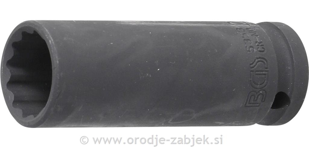 Dolgi kovani 12-robi nasadni ključi 1/2" BGS TECHNIC
