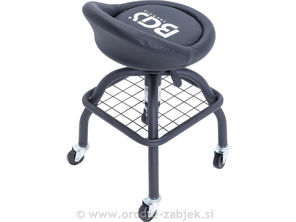 Visok stol za delavnico na koleščkih BGS TECHNIC