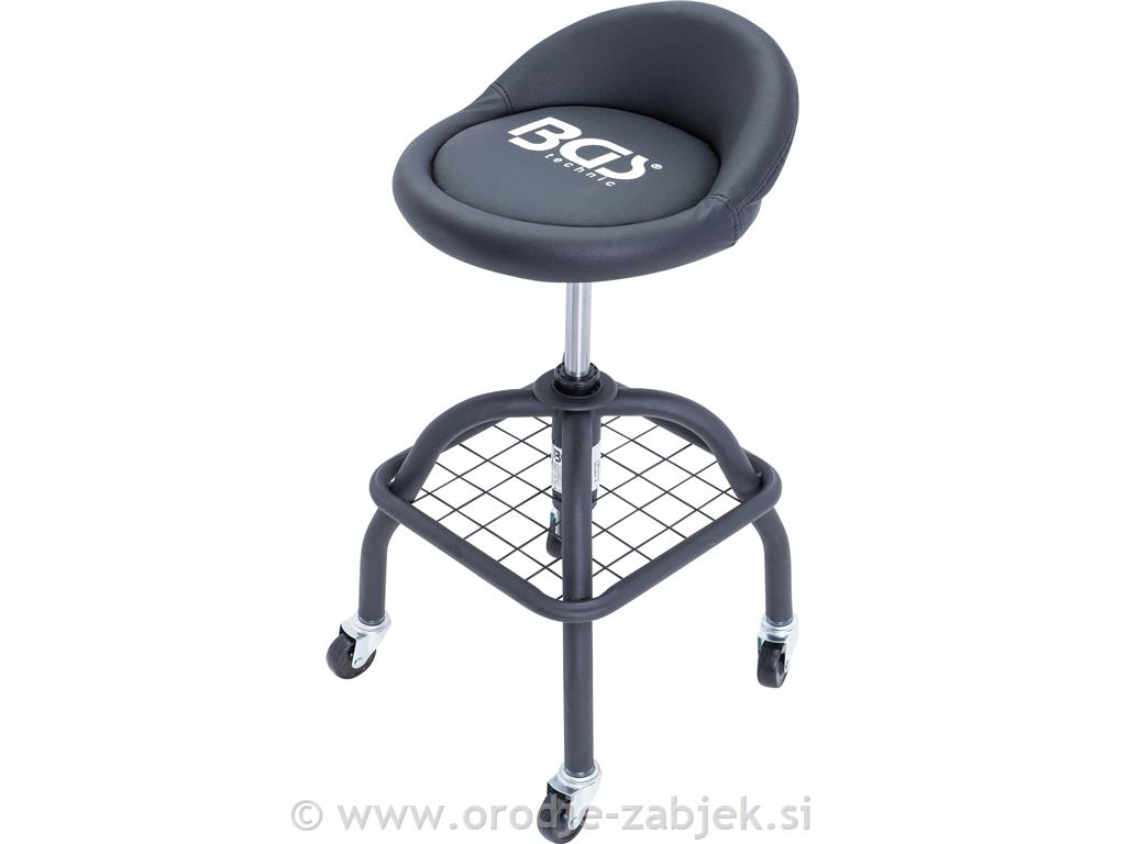 Visok stol za delavnico na koleščkih BGS TECHNIC