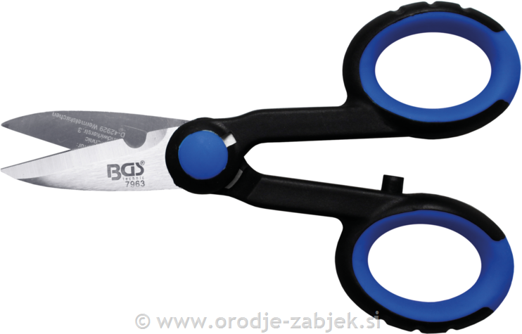 Škarje iz nerjevečega jekla 145 mm BGS TECHNIC