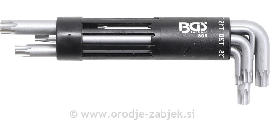 8-delni set dolgih torx ključev T10 - T50 BGS TECHNIC