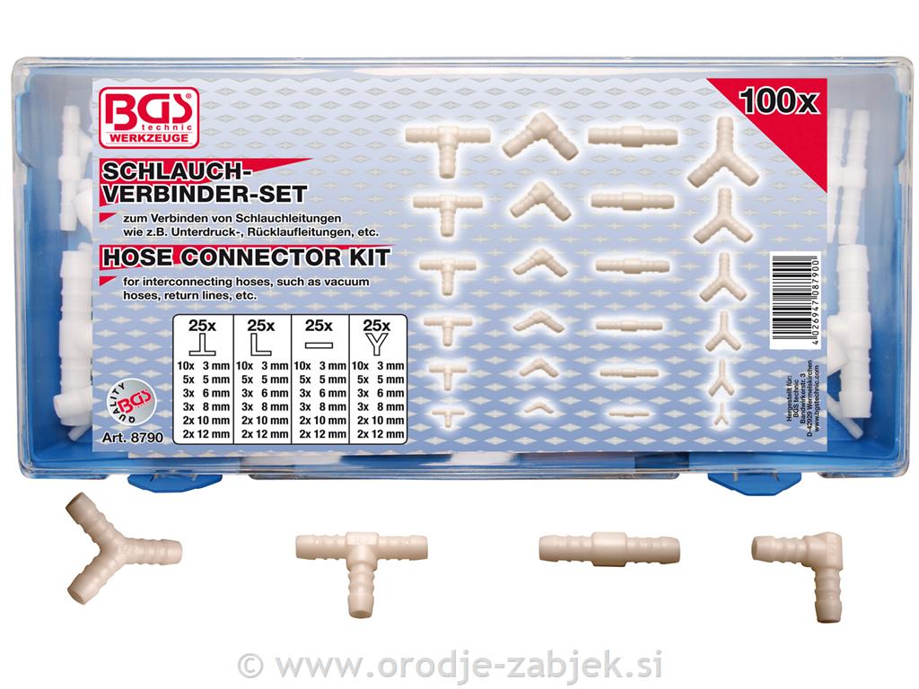 Set plastičnih priključkov BGS TECHNIC