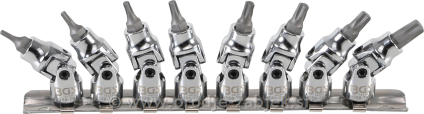 Univerzalni set bit nasadnih ključev 1/4" T8-T40 BGS TECHNIC