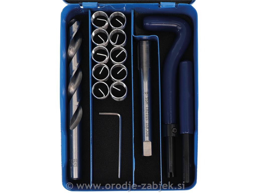 Set za popravilo navoja s-M12 x 1,00 BGS TECHNIC