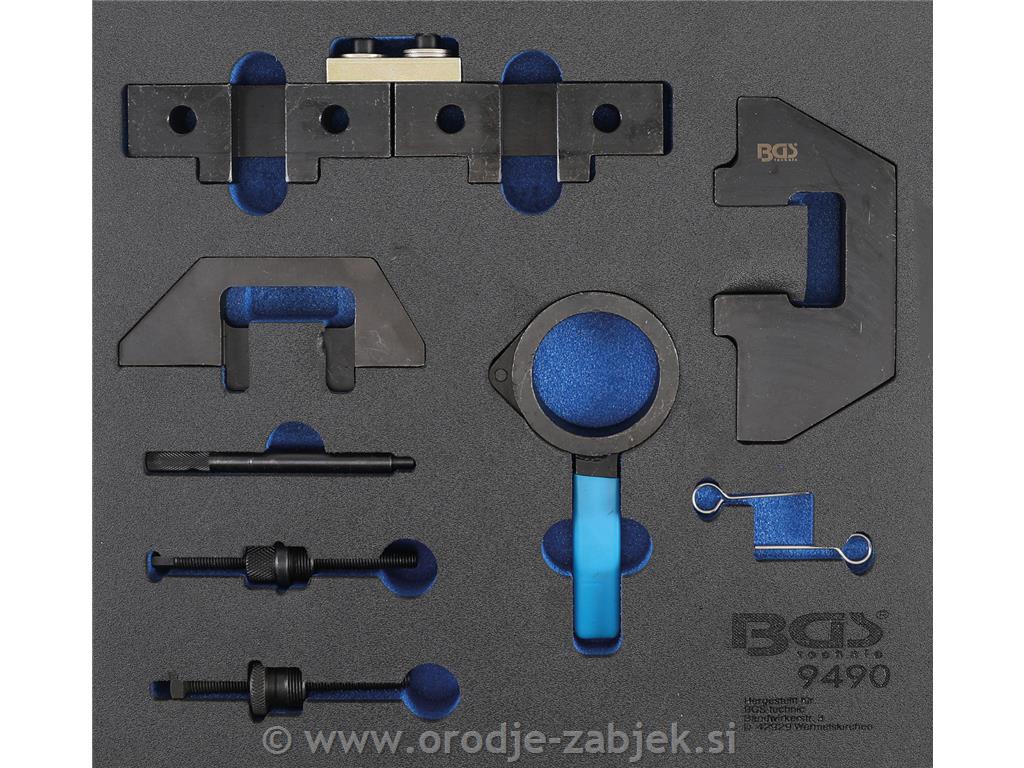 Set orodij za blokado motorja / za BMW M42, M43, M50, M52, M60, M51 BGS TECHNIC