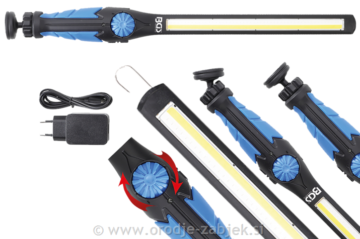 Baterijska COB-LED svetilka BGS TECHNIC