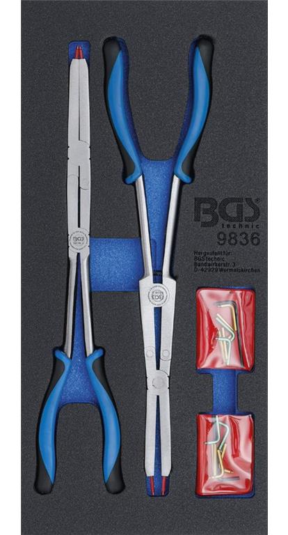 Garnitura seger klešč z dvojnim sklepom 345 mm BGS TECHNIC