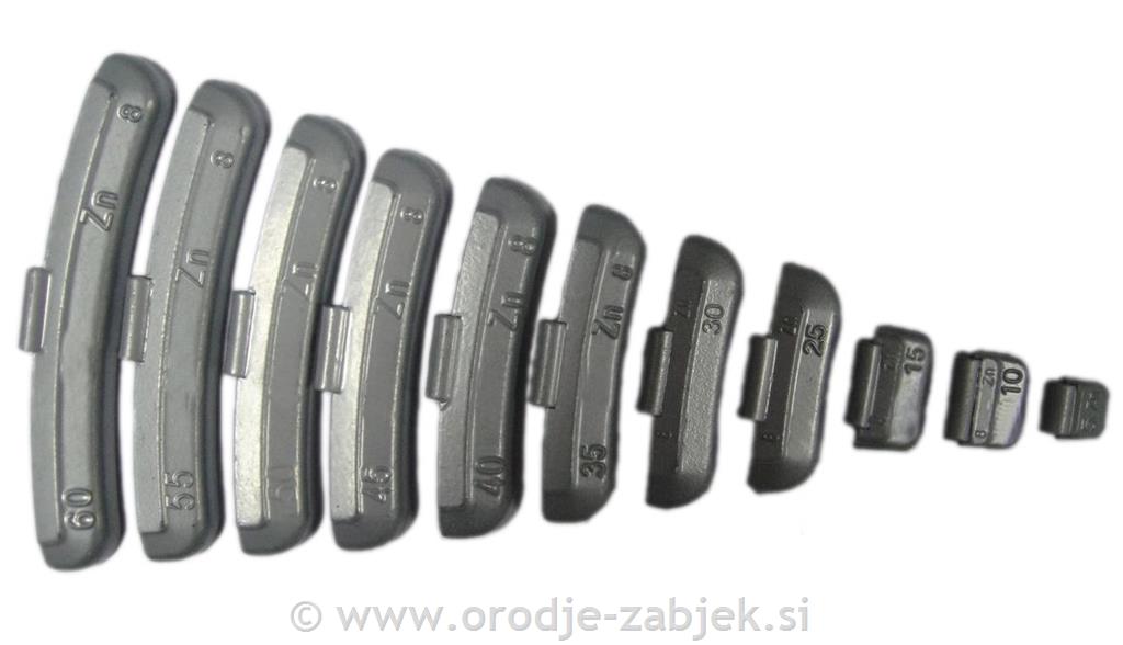 Uteži za centriranje 5gr - 60gr 