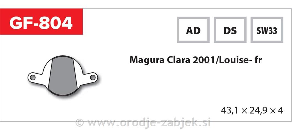 Zavorne ploščice zmes AD GOLDFREN